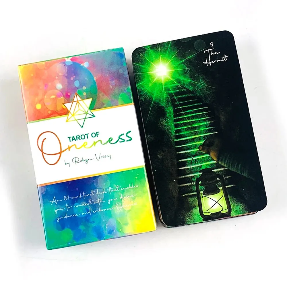 Tarot of Oneness Tarot Cards 84 Cards Mystical Tarot Deck Spiritual Guidance Divination Cards Game for Tarot Practitioner — image 1