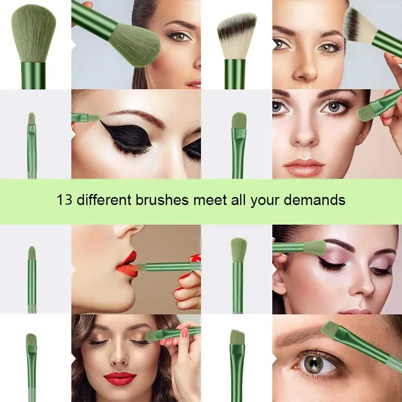 13Pcs Makeup Brush Set Make Up Concealer Blush Powder Brushes Eye Shadow Highlighter Foundation Brush Cosmetic Beauty Tool — image 5