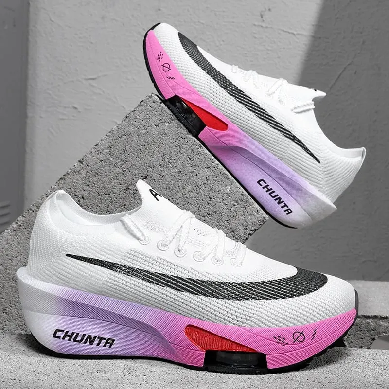 Air Cushion Running Shoes Marathon Speciality Men Sports Breathable Lightweight Women's Comfortable Athletic Nonskid Sneakers — image 3