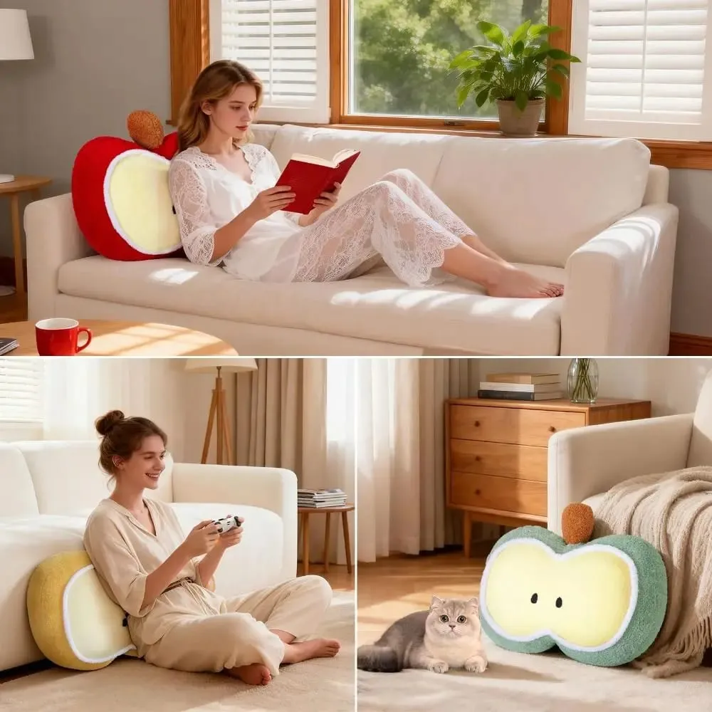 Creative Plush Fruit Doll Pillow Soft Stuffed Sleeping Cushion Office Seat Cushion For Living Room Sofa Bed — image 3