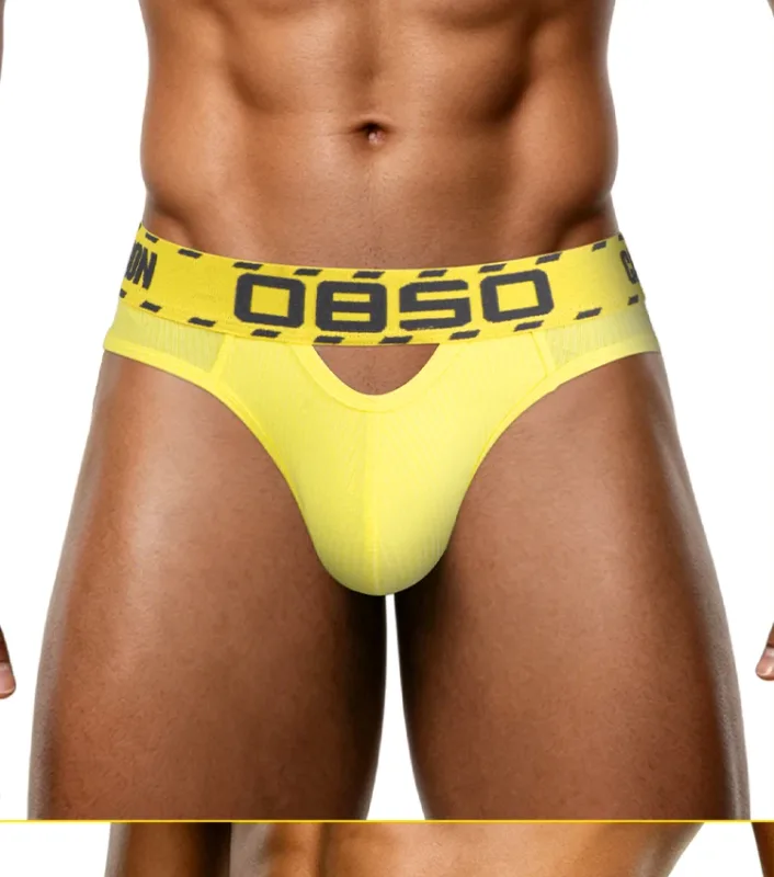 1/3Pcs Cotton Men Underwear Sexy Breathable Bikini Panties Underpants Large Crotch Pouch Mens Briefs with Front and Back Cutouts — image 17