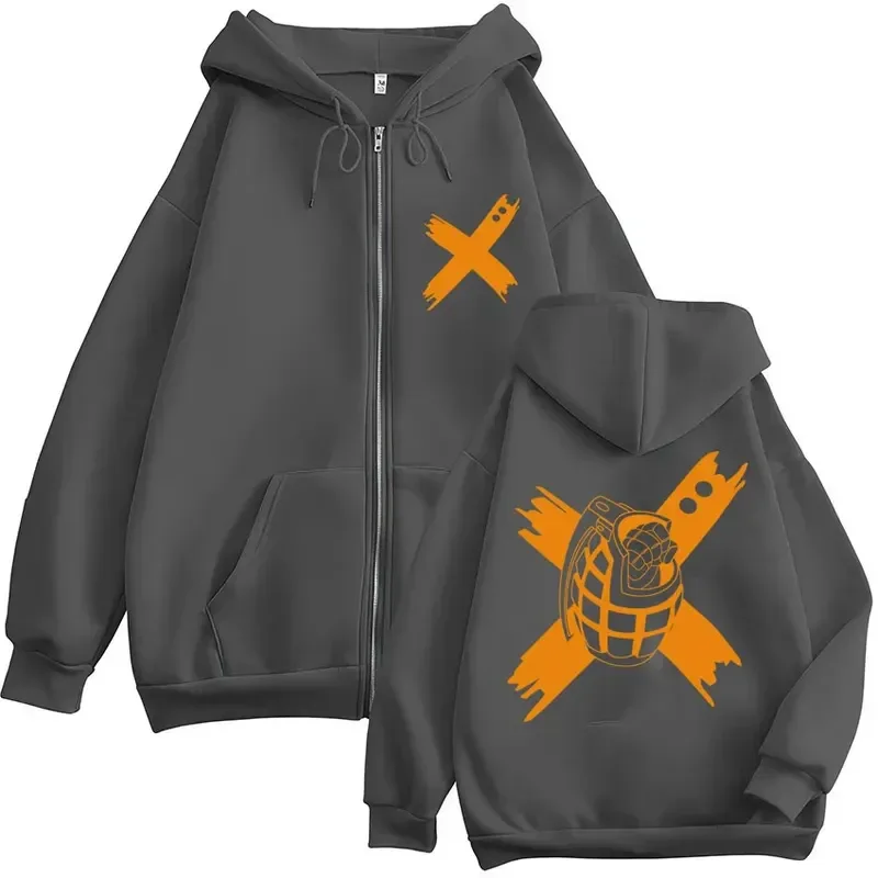 Japan Anime My Hero Academia Zip Up Hoodies Harajuku Fashion Manga Vintage Sweatshirt Men Women Fleece Oversized Tracksuit Coats — image 13