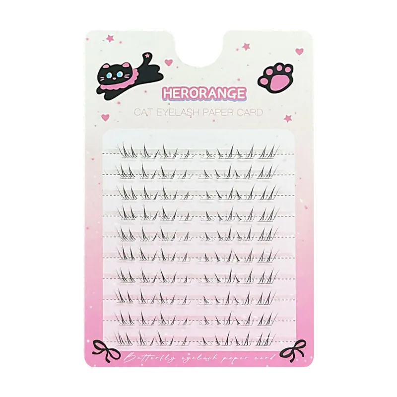 6-7mm ACE Dense Cat Korean Lower Eyelashes Air Fairy Fake Eyelash Segmented Natural Under Lashes Extension Manga Eye Makeup Tool