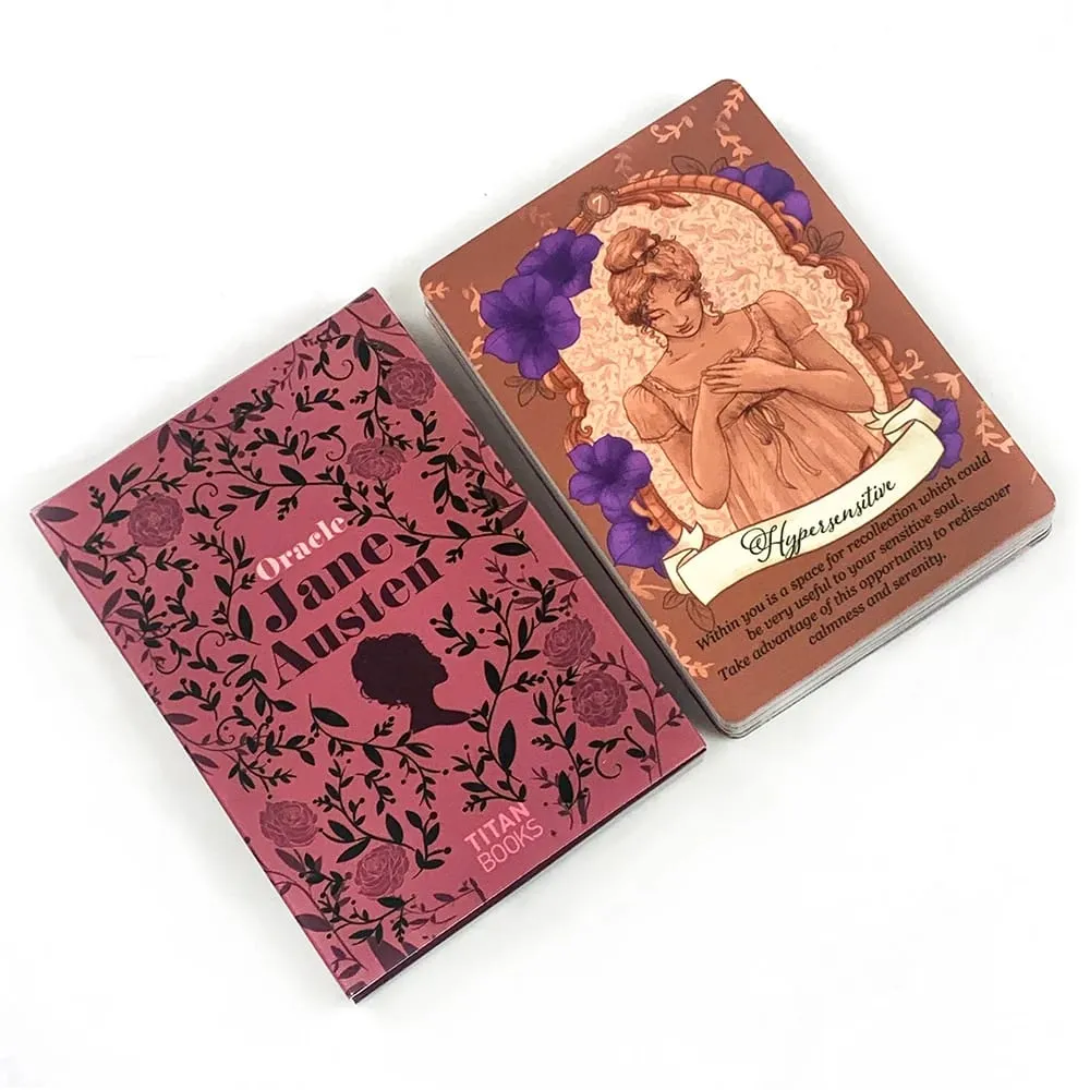 New Jane Austen Oracle Cards 40pcs Vibrant Illustrations Oracle Deck Unique Mystic Designs Perfect For Divination & Gift Giving — image 3