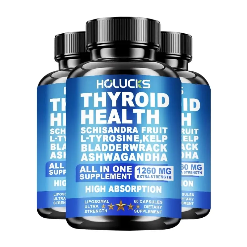 Advanced Thyroid Wellness Capsules with Schisandra Ashwagandha Kelp Improve Metabolism Focus & Whole-body Vitality Immune — image 9