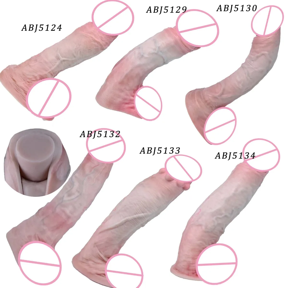 12 Styles Huge Dildo Soft Dual Density Butt Plug анальная пробка 18+ Male Female Anus Vagina Masturbation Sex Pleasure Toys — image 3