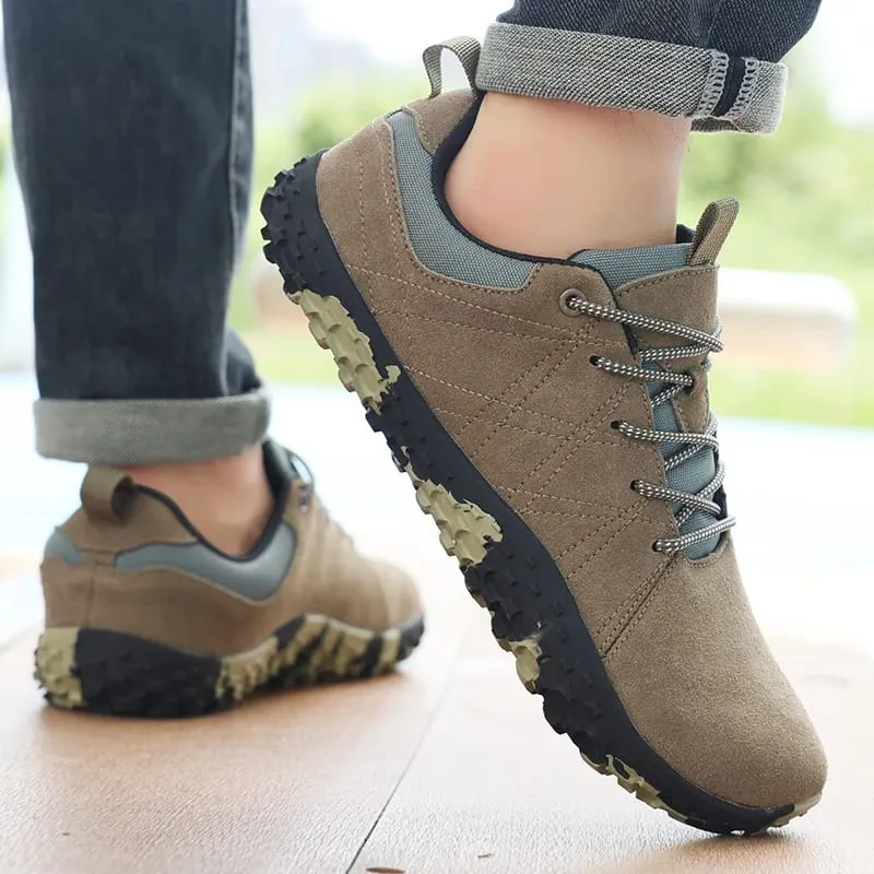 High Quality Leather Sports Shoe Wide Footed Men's Sports Classic Flat Shoes Outdoor Anti Slip Men's Skateboarding Shoes 2026 — image 3