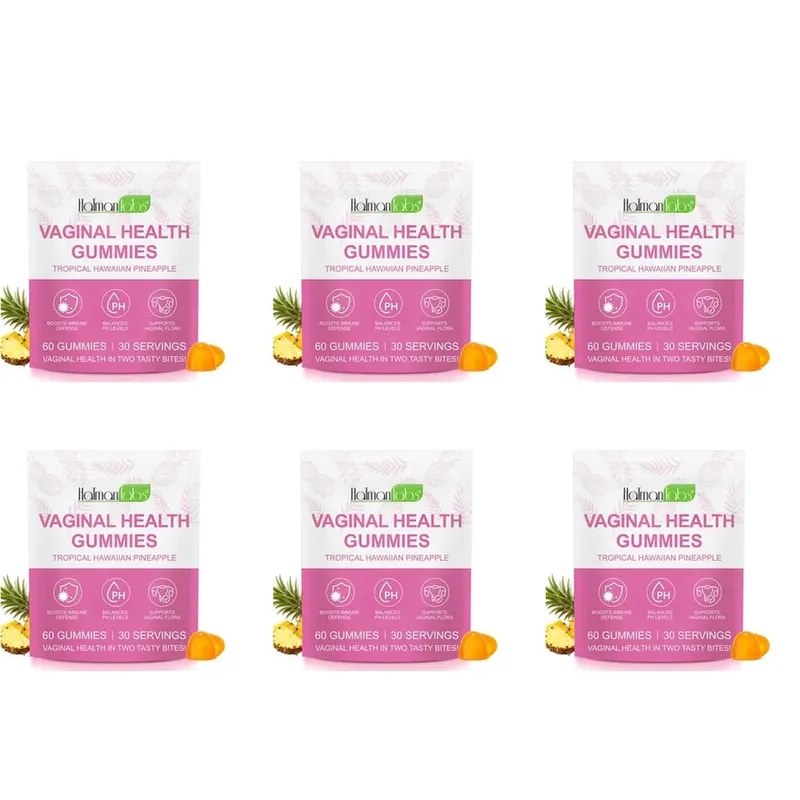 HalmanLabs Vaginal Health Gummies with Probiotics and Vitamin C Balances PH Levels and Supports Vaginal Flora - 60 Gummies — image 12