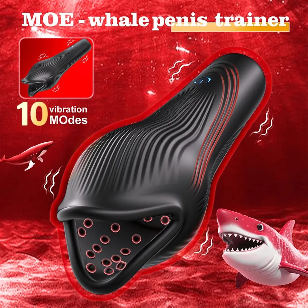 Powerful Vibrating Tongue Licking Vibrator Male Glan Massager Delay Stamina Trainer Oral Sex Climax Masturbation Sex Toy for Men — image 2