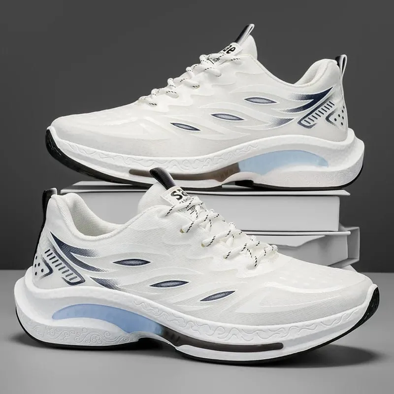 New Men's Mesh Breathable Casual Sneakers Soft Sole Non Slip Comfortable Outdoor Running Shoes Lightweight Men's Sports Shoes