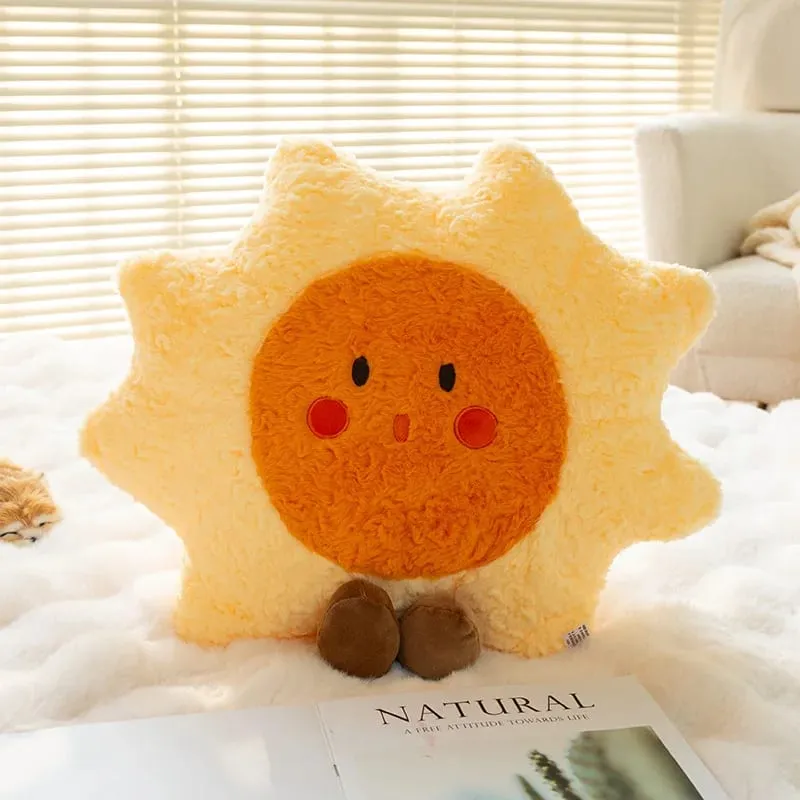 45cm Cute Rainbow Cloud Sun Moon Star Throw Pillow Cushion Rainbow Plush Toy Bedroom Decoration Doll Pillow Sofa Cushion — image 12