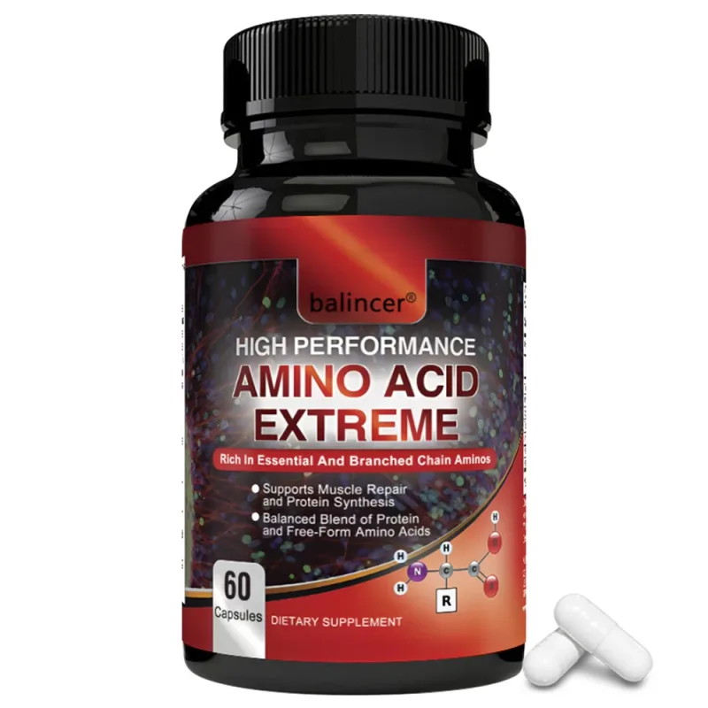 Amino Acid - High Performance Branch Chain Amino Acid Formula 120 Capsules - Muscle Building Post Workout Supplement — image 7