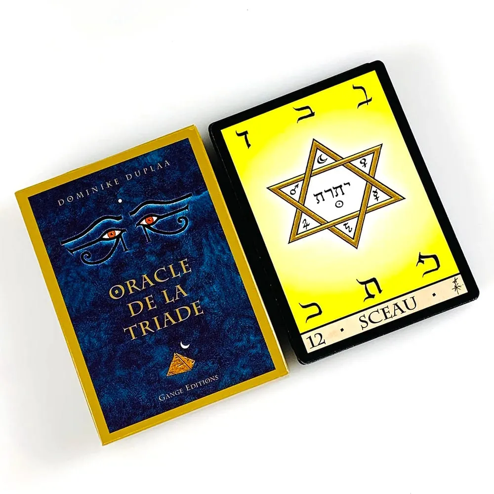 Oracle De La Triade Oracle Cards French Version Spiritual Divination Oracle Cards With Guidebook Mystical Esoteric Reading Cards — image 1