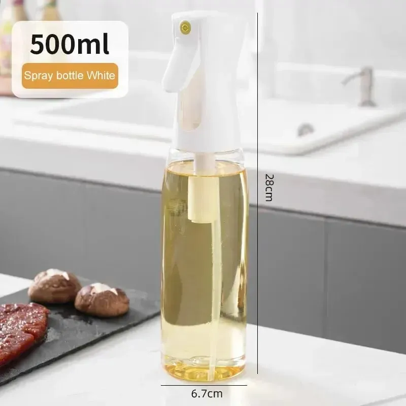 1Pc 200/300/500 ML Oil Spray Pot Kitchen Household Edible Olive Oil Spray Bottle Atomized Misty Oil Tank Air Fryer Spray Bottle — image 12