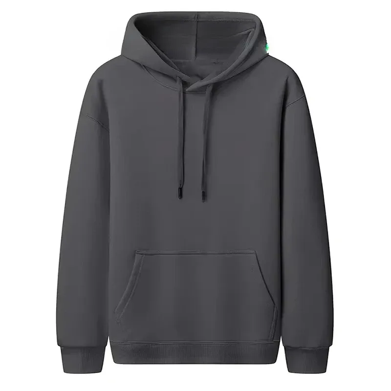 Fleece Men's Women Oversize Casual Sweatshirt Hoodies Couple Unisex Pullover Autumn Winter Loose Cotton Sport Hoody Clothing Top — image 14