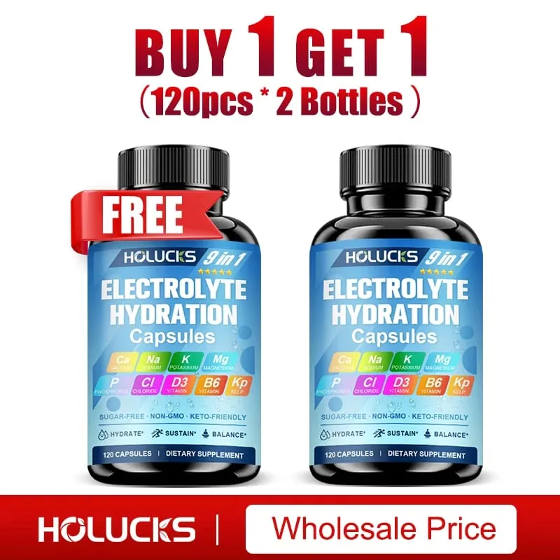 Electrolyte Hydration Capsules Workout Recovery & Muscle Support Energy Production for Fluid Balance — image 2