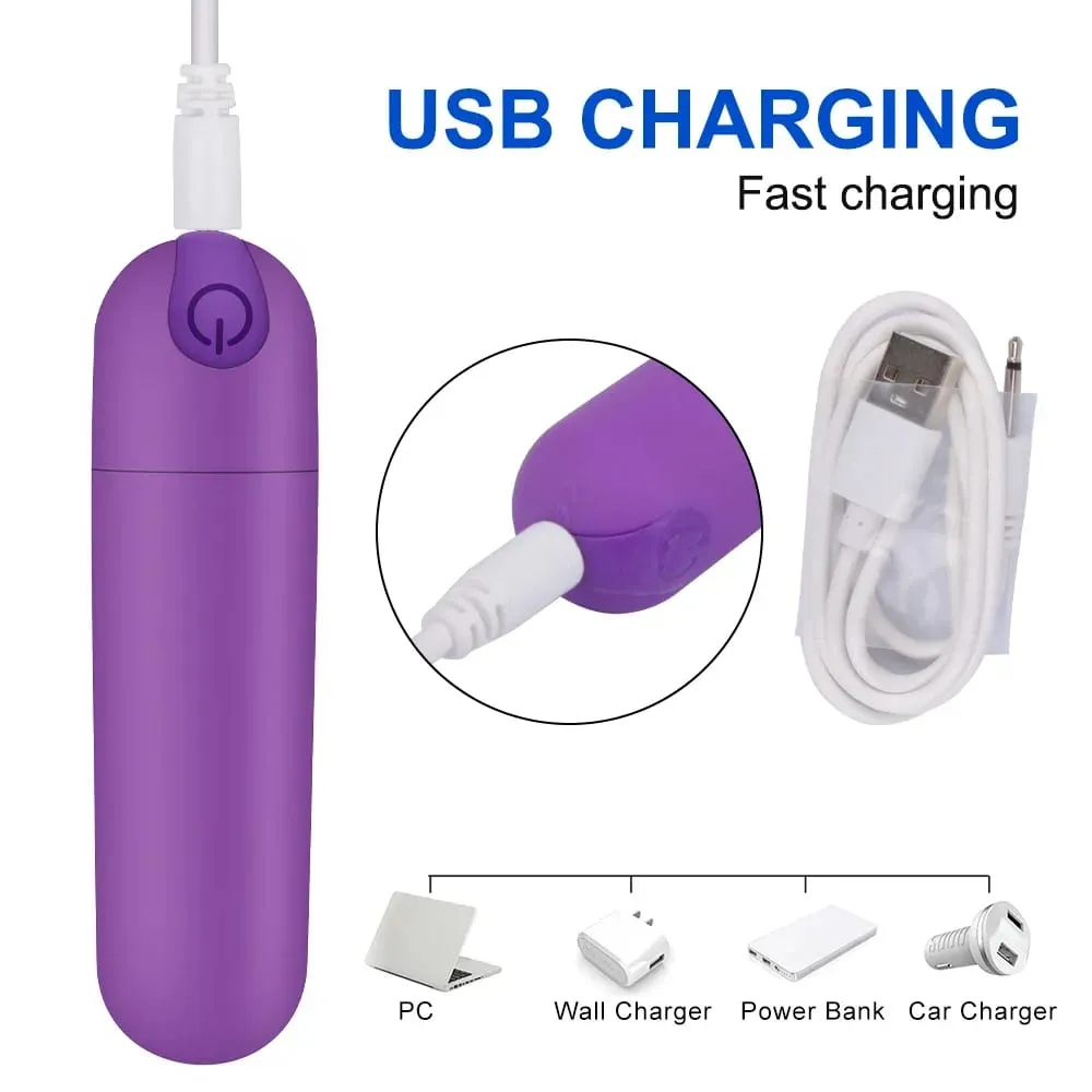 Powerful Mini Bullet Vibrator Female Clitoris Stimulator Vibrating Egg Anal Plug Vagin Massager Masturbation Sex Toys for Women — image 2