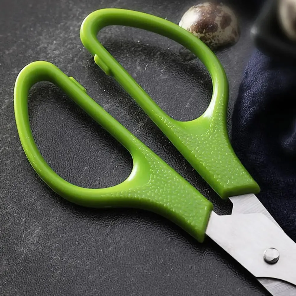 1-20PCS Stainless Steel Quail Egg Scissors Egg Shell Cutter Opener - High Quality Steel Blades Brand New Durable Egg Slicer Tool — image 9