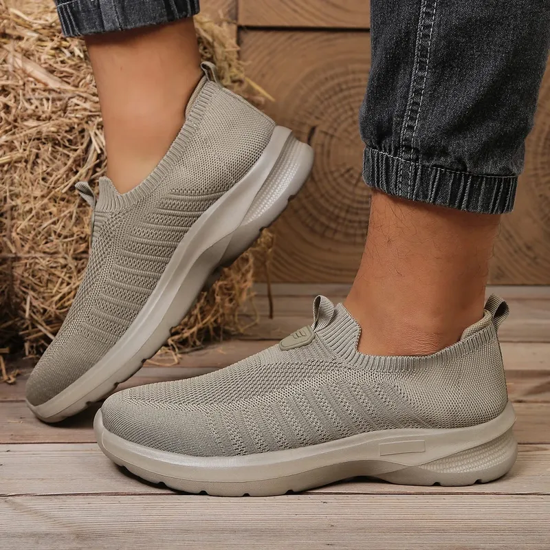 Men Solid EVA Walking Casual Shoes - Soft Light Sole - Perfect Daily Outdoor Footwear Free Shipping Shoe — image 3