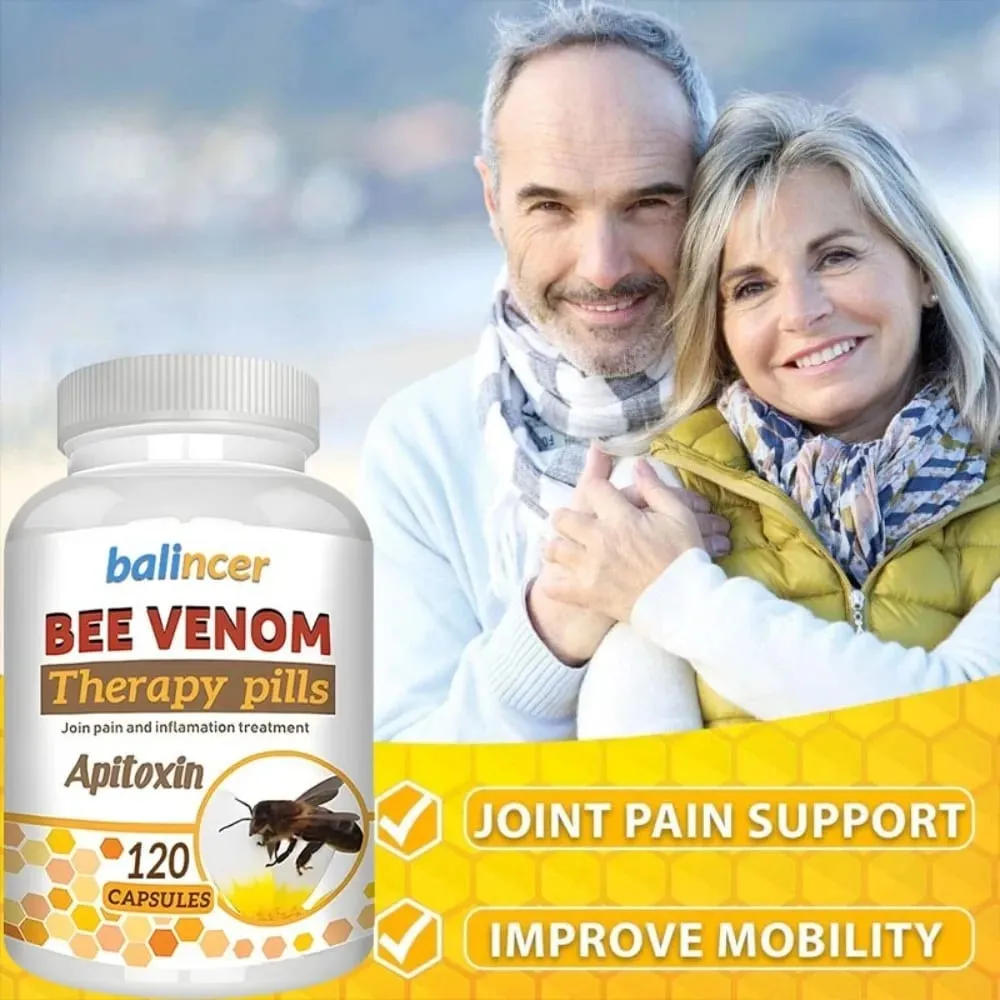 Bee Venom Extract Capsules - Relieves Joint Pain Promotes Bone Health Support Immunity — image 6