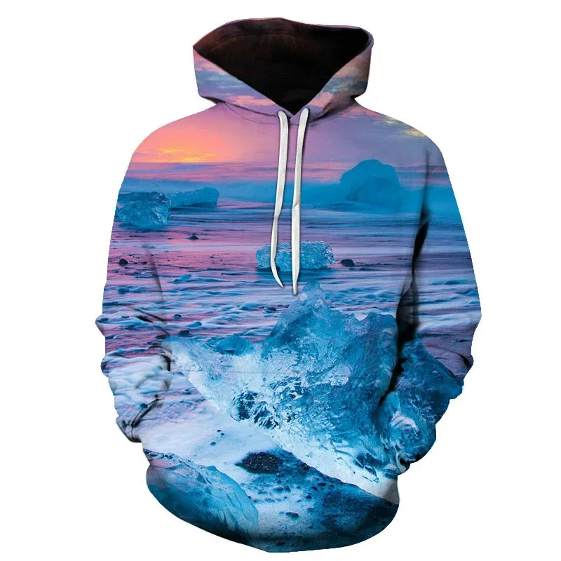 Hawaiian Four Seasons Fun 3D Printed Casual Hoodie Men's Cool Sunshine Beach Street Hoodie Full Style Trendy Style Tops — image 7