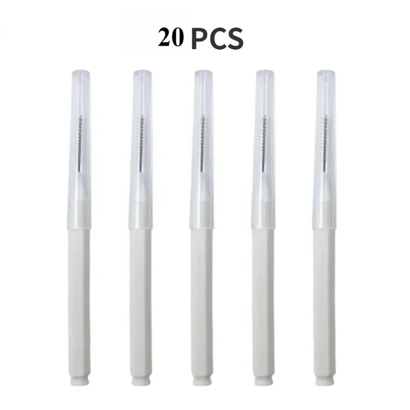 20/50PS Portable Mini Eyebrow Brushes Disposable Eyelash Brow Lifting Brush Applicators Lash Extension Comb Beauty Makeup Tools — image 12