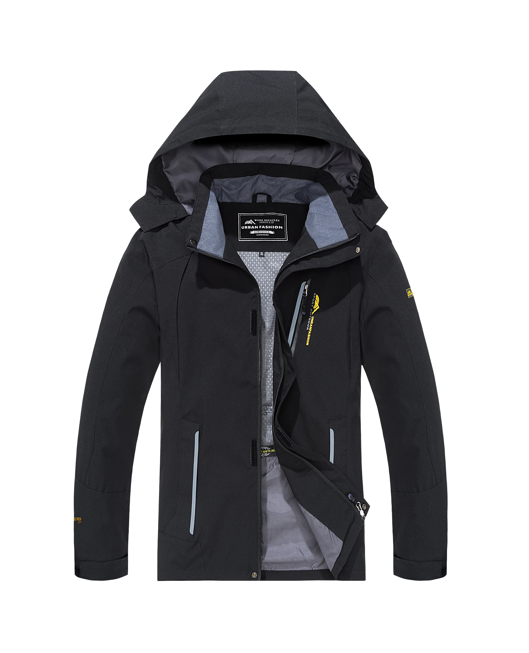 Men's Waterproof Hiking Jacket Large Size Windproof Windbreaker Camping Hunting Running Trekking Fishing Coat Men Outdoor — image 6