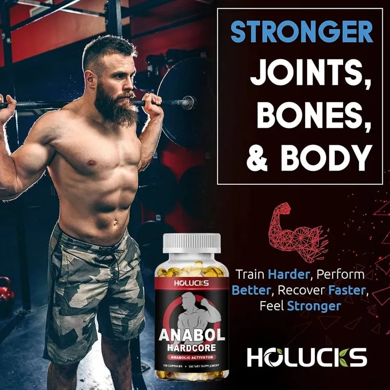 Premium Anabol Muscle Capsules Support Muscle Function Stamina Strength & Steady Body Condition for Regular Athletes — image 7