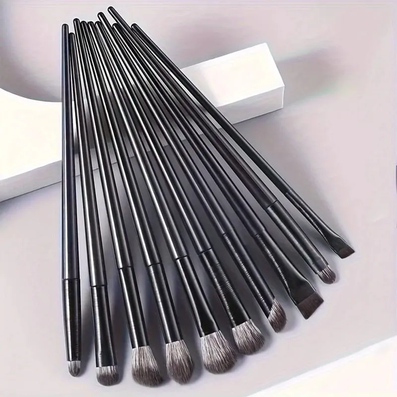 10-Piece Set Of Eye Shadow Makeup Set Brushes Create Perfect Eye Makeup Precise Eye Shadow Eyeliner Pen Contour Soft Bristle
