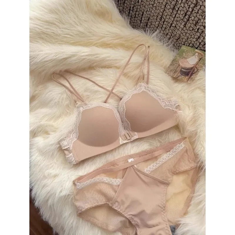 Petite Leopard Print Front Closure Bra Set Push Up Backless Sexy Party Lingerie Boost Bust Show Fuller Shape 32-38AB Top Selling