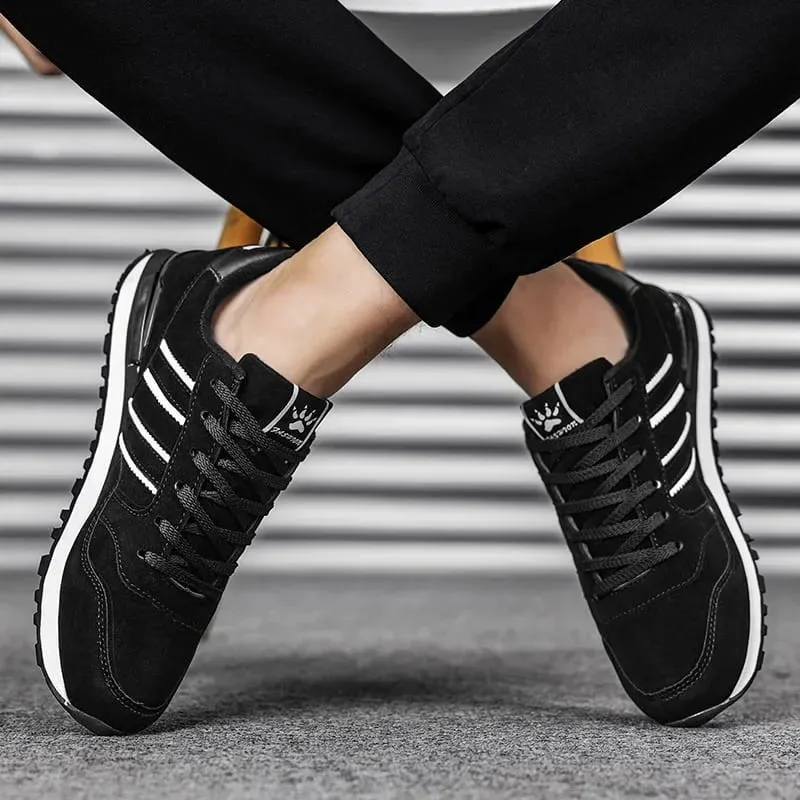 2025 New High Quality Men's Sneakers Leather Casual Shoes Autumn Breathable Men Shoes Male Flat Shoe Men's Casual Shoes — image 6