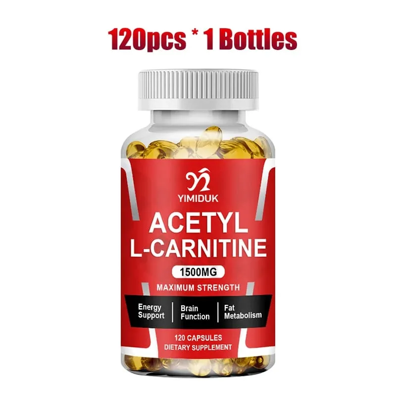 Buy 2 Get 2 Free! Pure Acetyl L-Carnitine Capsules Support Enhances Mental Clarity Mood & Learning Ability Cognitive Function — image 8