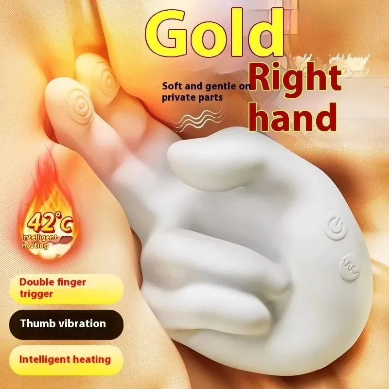 Hand Massager Wholesale Realistic Finger Flapping Clitoral Stimulator Flexible Hands Vibrator Adults Sex Toys — image 2