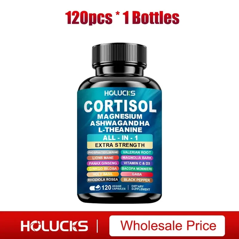Achetez-en 1, obtenez-en 1 gratuitement ! Les capsules de cortisol de qualité supérieure soutiennent l'équilibre des hormones, réduisent les bouffées de chaleur et favorisent un sommeil réparateur, sans OGM.