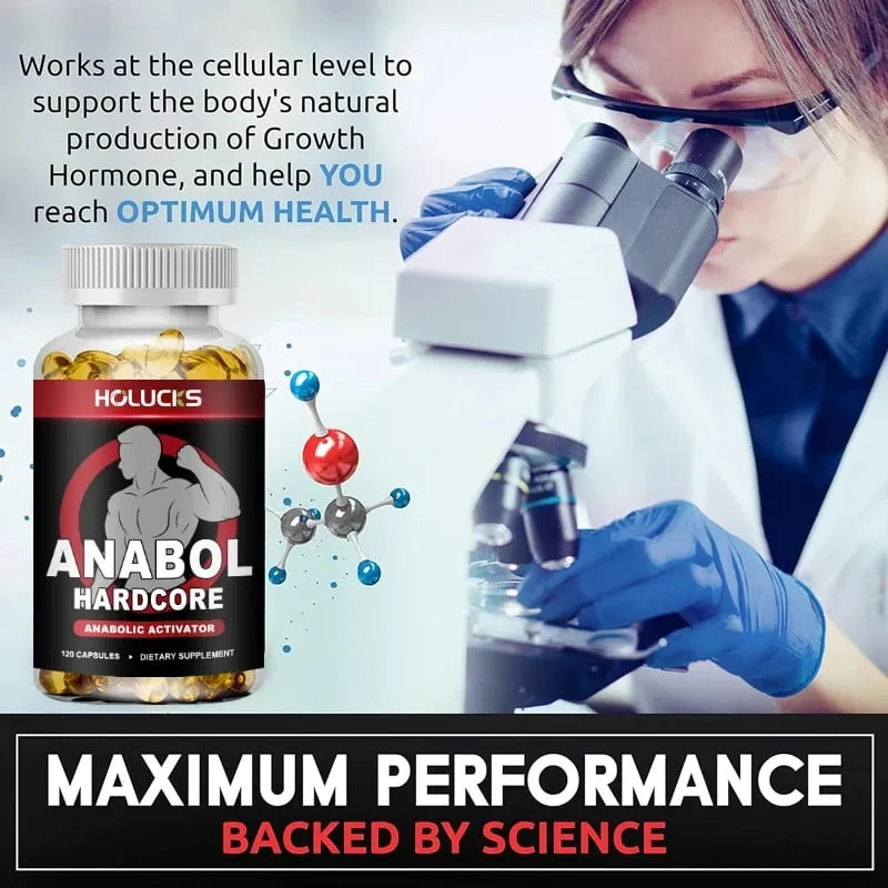 Men’s ANABOLIC Muscle Building Supplement Boost Workout Energy Muscle Growth & Protein Synthesis Balances Men Hormones
