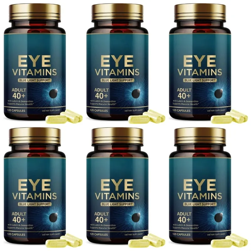 Eye Vitamins Capsules Blue Light Support with Lutein & Zeaxanthin for 40+ Macular Health Support for Men Women 120 Capsules — image 12