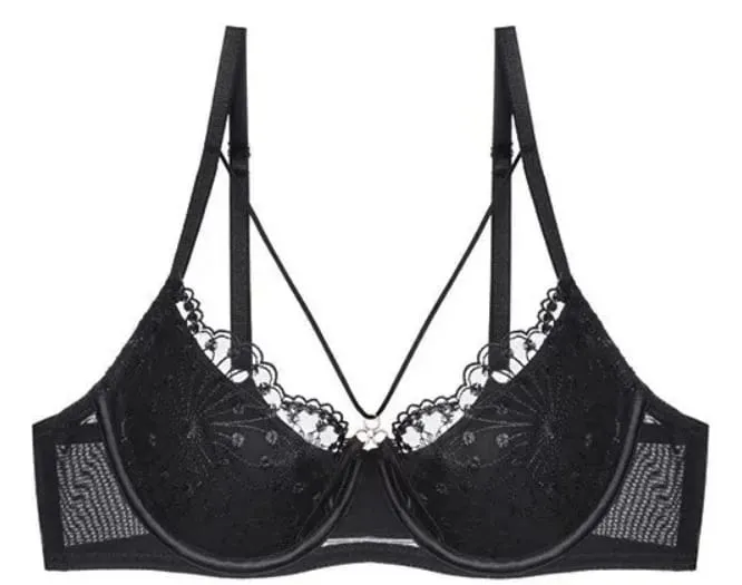 Pure Desire Sexy French Lace Bra For Women Summer Thin Cup Push‑Up Brassiere Casual Fashion Lingerie Underwear 34‑40 BANERDANNI — image 12