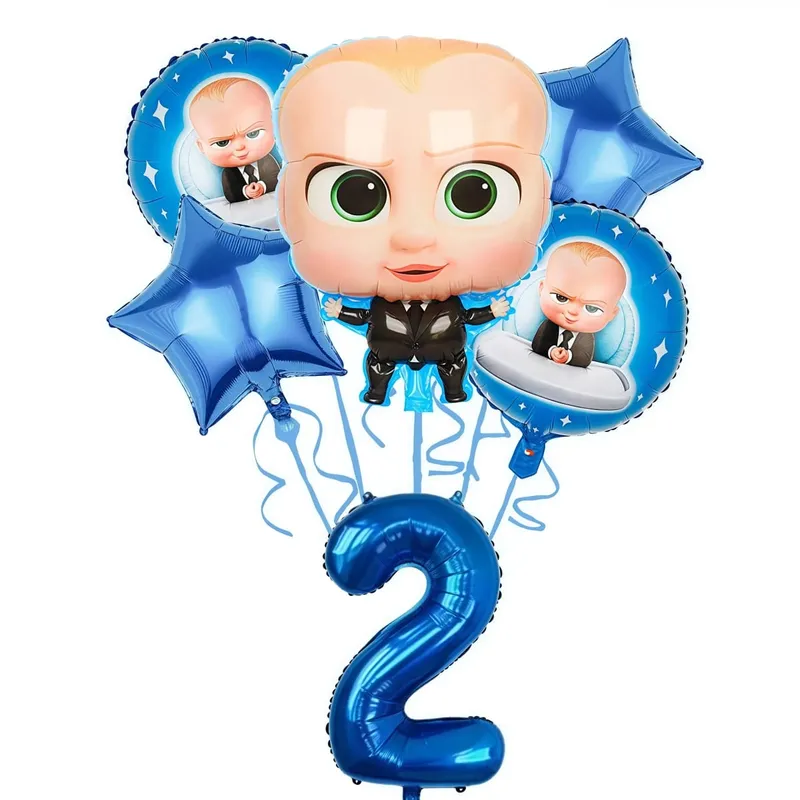 Bossed Baby Theme Newborn 1st Birthday Party Decoration Paper Plate Cup Balloon Banner Kid Boy Favors Baby Shower Event Supplies — image 27