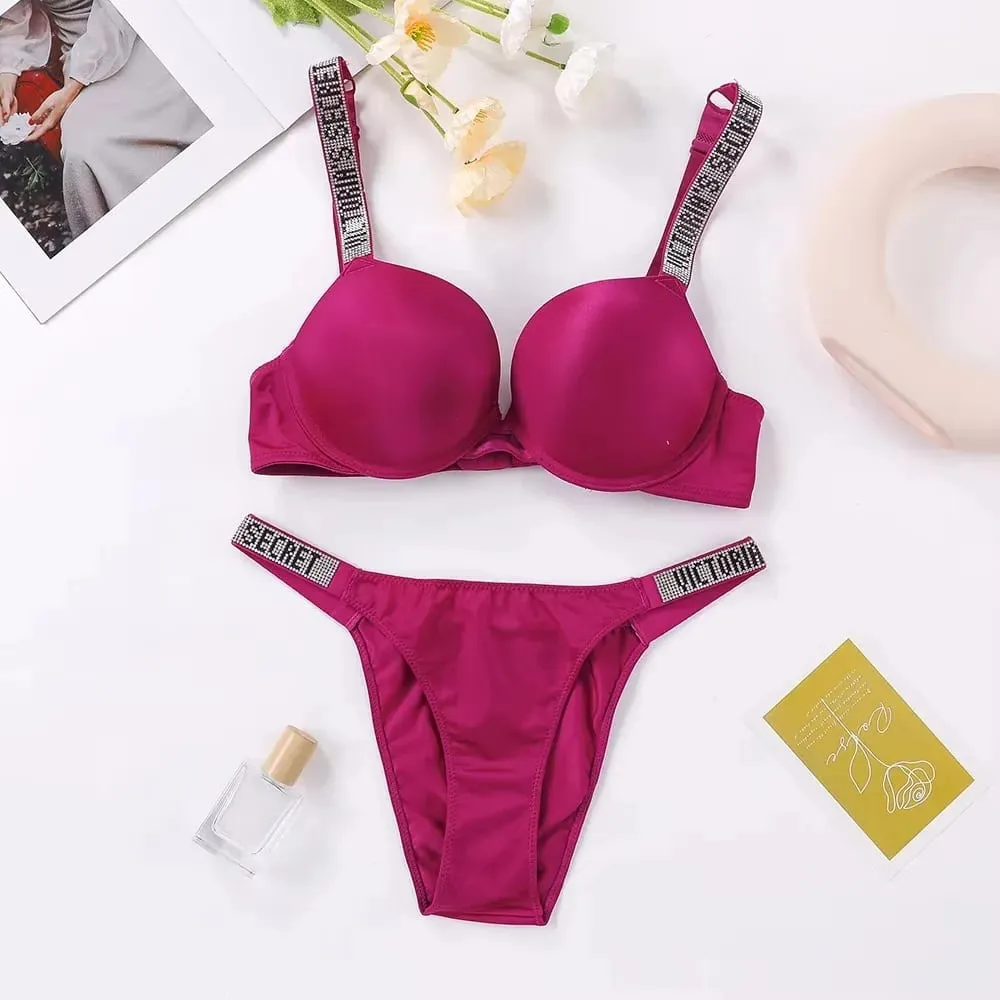 Victoria's Secret Sexy Lingerie Bra and Panty Set Push Up Classic Women's Lingerie Set Sexy Breathable Soft Versatile Shapewear — image 5