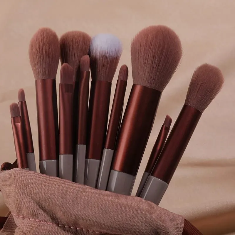 13Pcs Makeup Brushes Set Eye Shadow Foundation Women Cosmetic Powder Blush Blending Beauty Make Up Tools For Beginner Hotting