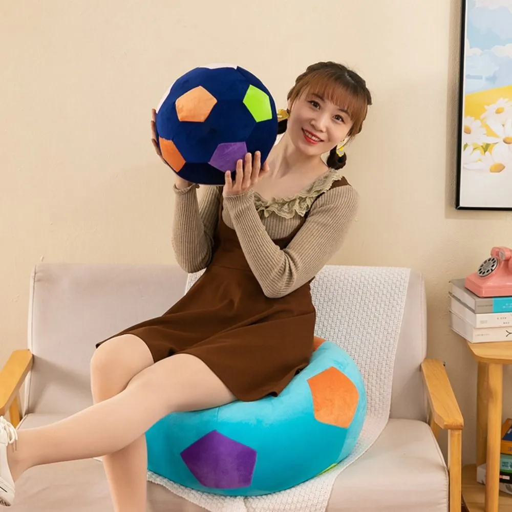 Simulación creativa de baloncesto, pelota deportiva de peluche de alta calidad, almohada de fútbol suave de 22cm para niña y niño — image 6