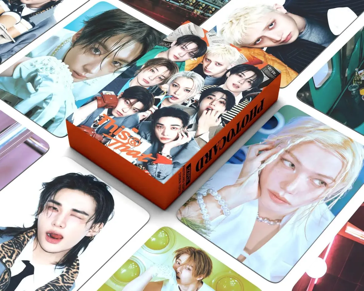127 Korean Boy Group THIS&THAT Mini Cards Stickers Celebrity Photo Cards LOMO Cards Fan Collection Cards Gift — image 6