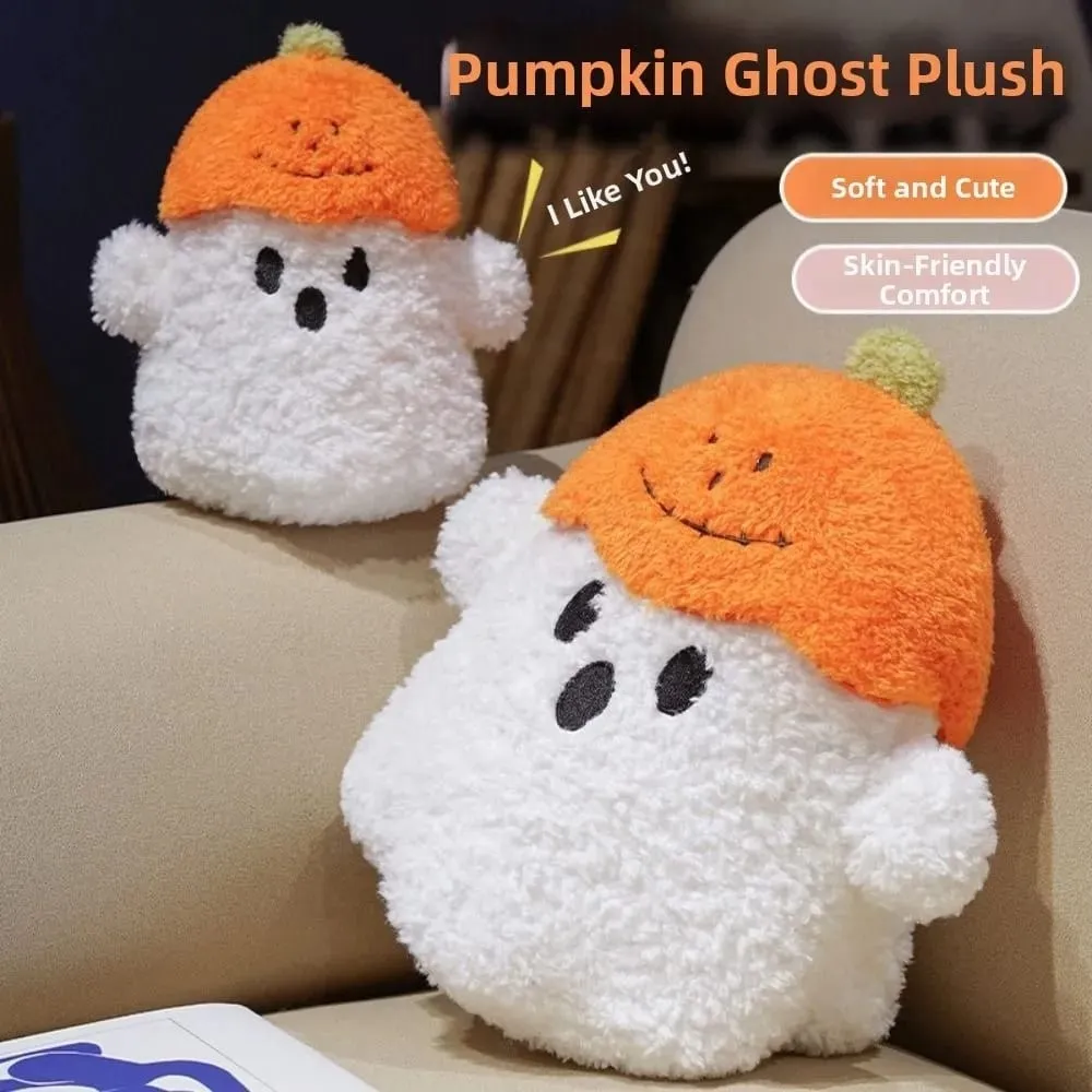Huggable Ghost Decorative Cushion Hug Pillow Fabric PP Cotton Filling Pumpkin Pillow Halloween Pillow For Desk — image 8