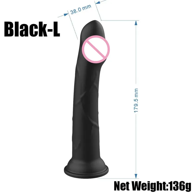 Realistic Purple Anal Dildo Butt Plug with Strong Suction Cup Base Jelly Sex Toy in Multiple Sizes for Hands Free Anal Play for — image 8