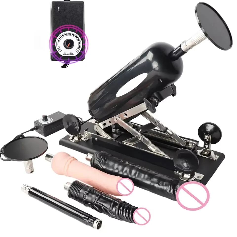 Automatic Telescopic Sex Machine Thrust Dildo Machine with Big Dildo for Men and Women Masturbation Sex Toys — image 1