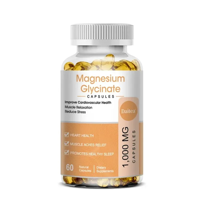 Supplément de glycinate de magnésium avec vitamines pour favoriser un sommeil naturel, réduire le stress et l'anxiété et soutenir la santé des os — image 8