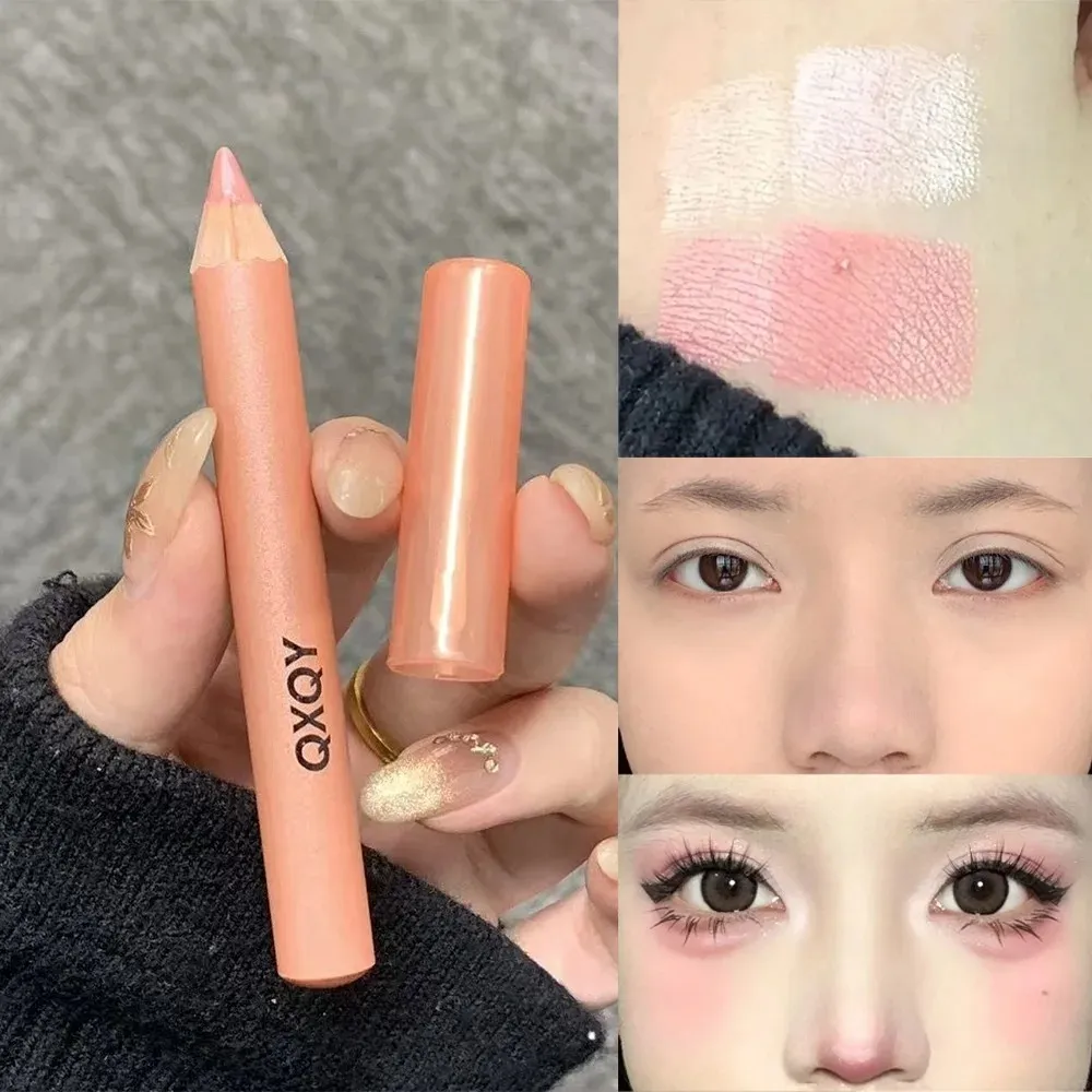 1/2/4pcs Shimmer Aegyo Sal Eye Liner Pencil Under‑Eye Highlighter Glitter Pink Eyeshadow Nude Champagne Eye Contour Makeup