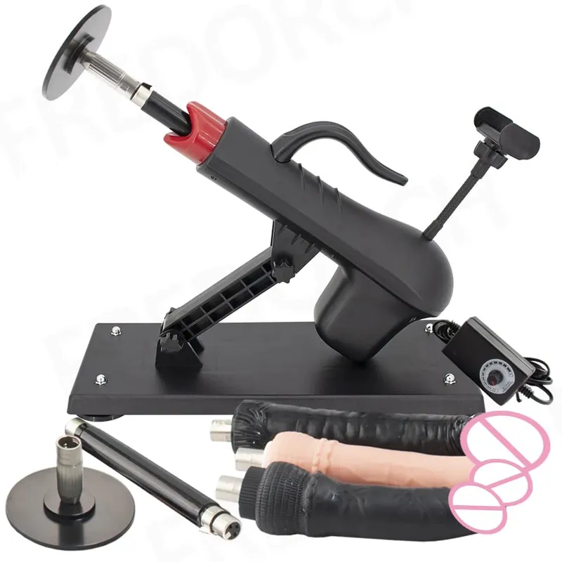 Fredorch Automatic Retractable Sex Pumping Gun Machine with Dildo For Male and Female Masturbation Sex Toy 450 Stroke per minute — image 31