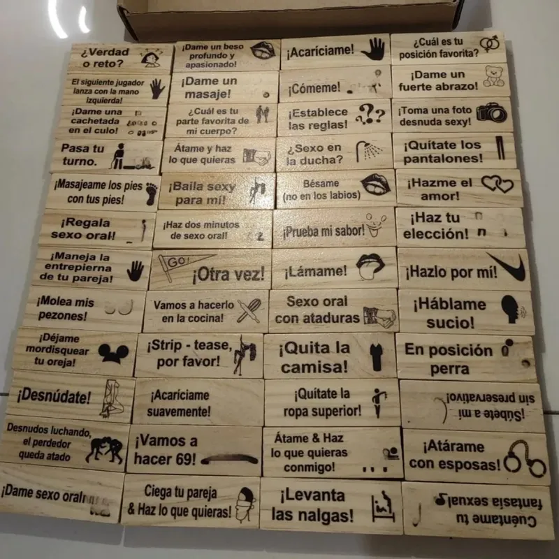 48Pcs Wooden Sex Block Tumbling Tower Stacking GamesGame For Adults Sex Toys Valentine For Couples Erotica Party SM Block — image 8