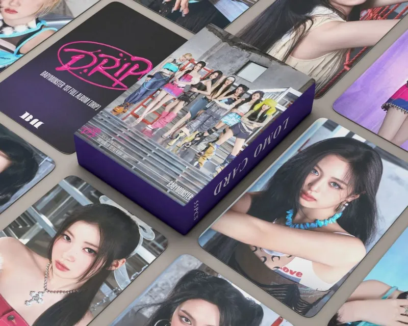 55PCS Kpop Hot Girls Group New Ablum "CHOOM" High Quality Photocards RUKA AHYEON RORA PHARITA RAMI ASA CHIQUITA HD Lomo Cards — image 5